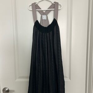 Elegant Black and Gray Dress